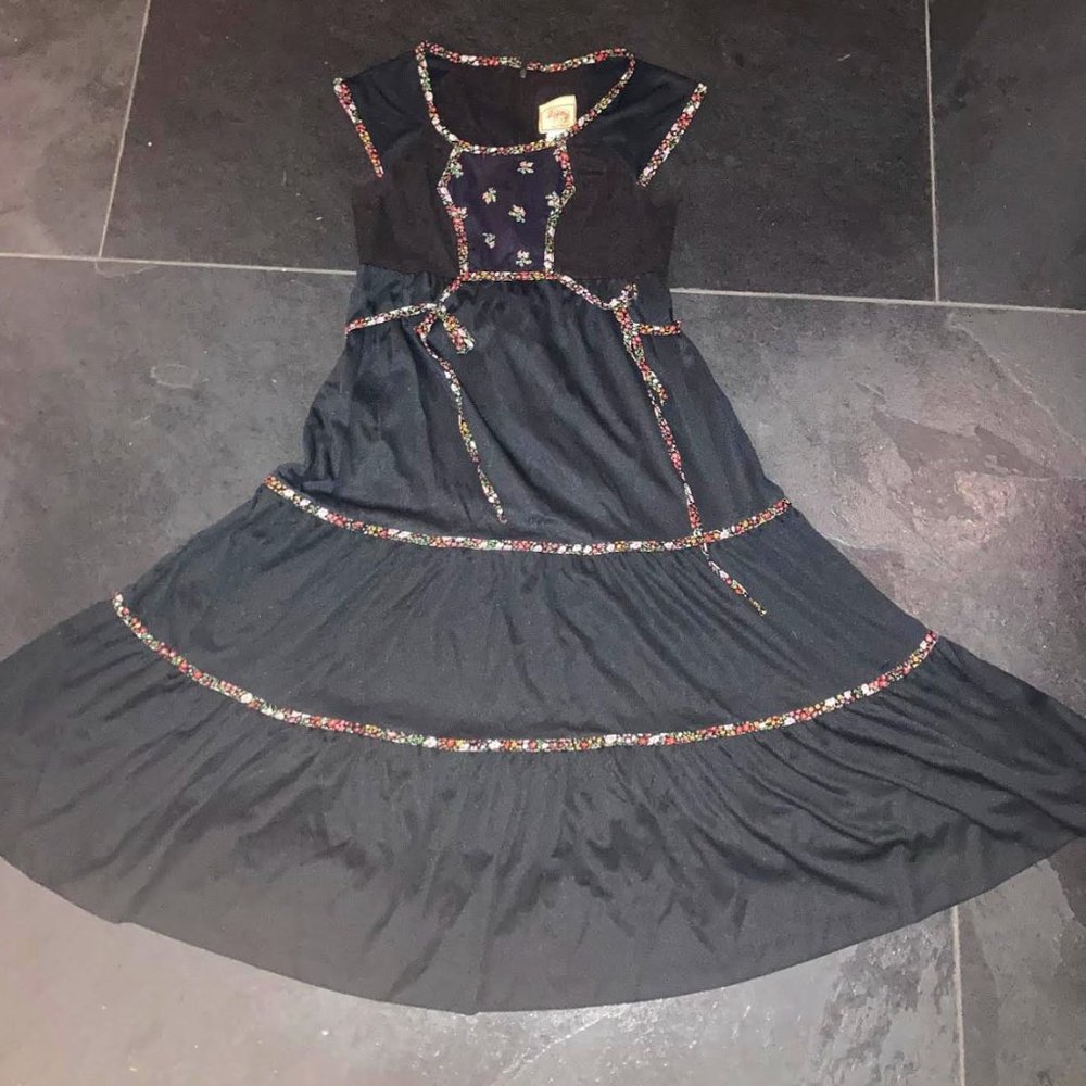 Lucy Pellini Vintage Black Dress